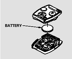 4. Remove the old battery and note