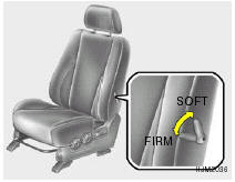 The driver's seat is equipped with adjustable