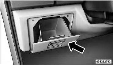 Front Storage Compartment