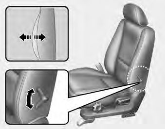 Lumbar support (for driver’s seat, if equipped) You can adjust the lumbar support