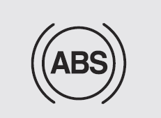 NOTICE • If the ABS warning light is on and stays on, you may have a problem