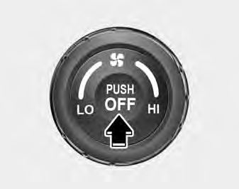OFF button Push the OFF button to turn off the air climate control system. However