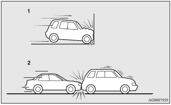 1- Head-on collisions. 2- Rear end collisions.