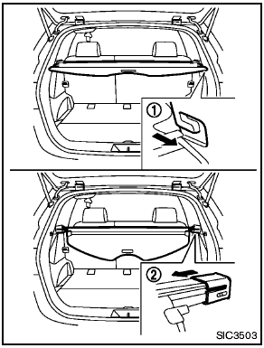 nissan rogue cargo cover