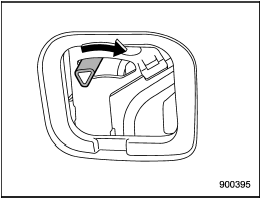 3. Turn the lever to the right position