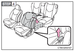 Pull the seatback angle adjustment