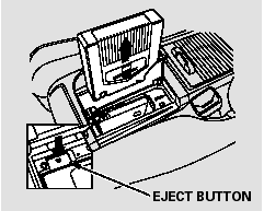2. Push the EJECT button to remove