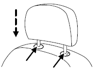 Properly adjust the head restraint so that the top of the head restraint is