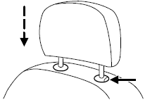 Properly adjust the head restraint so that the top of the head restraint is