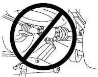 4. Remove the lug nuts with the lug nut wrench.