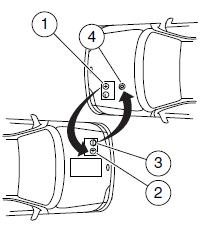 Note: Do not attach the negative (-) cable to fuel lines, engine rocker