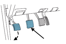 3. Turn the key to 3 (on) without