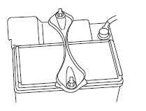 If your battery has a cover/shield, make sure it is reinstalled