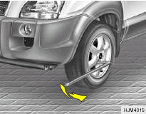 3. Loosen Wheel Nuts