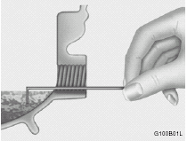 To Check the Manual Transaxle Fluid Level