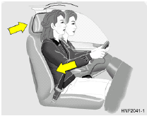 The active headrest is designed to move forward