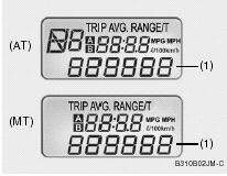 The trip computer is a microcomputer-controlled