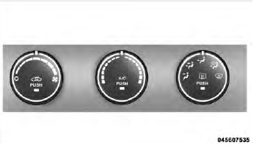 The Manual Temperature Controls consist of a series of