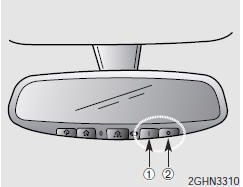 Type B (with homelink wireless control system) To operate the electric rearview