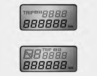 Odometer The odometer indicates the total distance the vehicle has been driven.