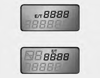 Driving time (“E/T” shown on display) This mode indicates the total time traveled