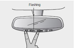 1. When programming the buttons for the first time, press and hold the left and