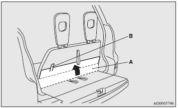 1. Open the tailgate. Refer to “Tailgate” on page 1-43. 2. Pull up the cover