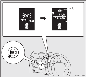 Even if the cause of the warning display is not eliminated, you can return to