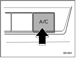 A/C – Air conditioner button