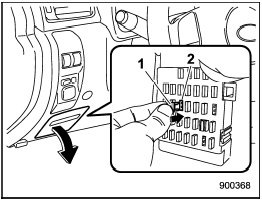 1) Spare fuse