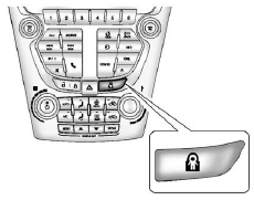 The rear door safety locks switch is on the instrument panel.