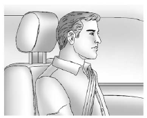 Adjust the head restraint so that the top of the restraint is at the same height