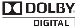 Manufactured under license from Dolby® Laboratories. Dolby and the double-D symbol