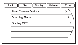 4. Select Rear Camera Options.