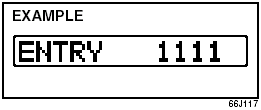 5) Input the same 4-digit number you previously entered.