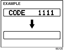 2) Input your PIN. If the PIN that you input matches the registered PIN, the