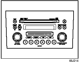 AM/FM/XM 6-CD PLAYER WITH CD CHANGER CONTROL