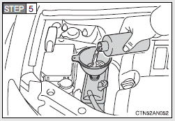 Add engine coolant if necessary.