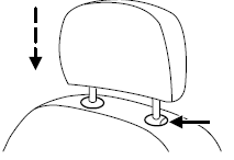 Properly adjust the head restraint so that the top of the head restraint is