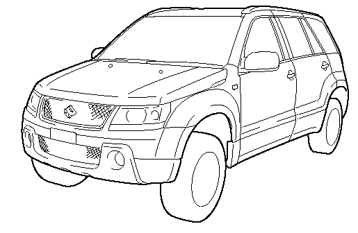 NOTE: The illustrated model is one of the GRAND VITARA series.